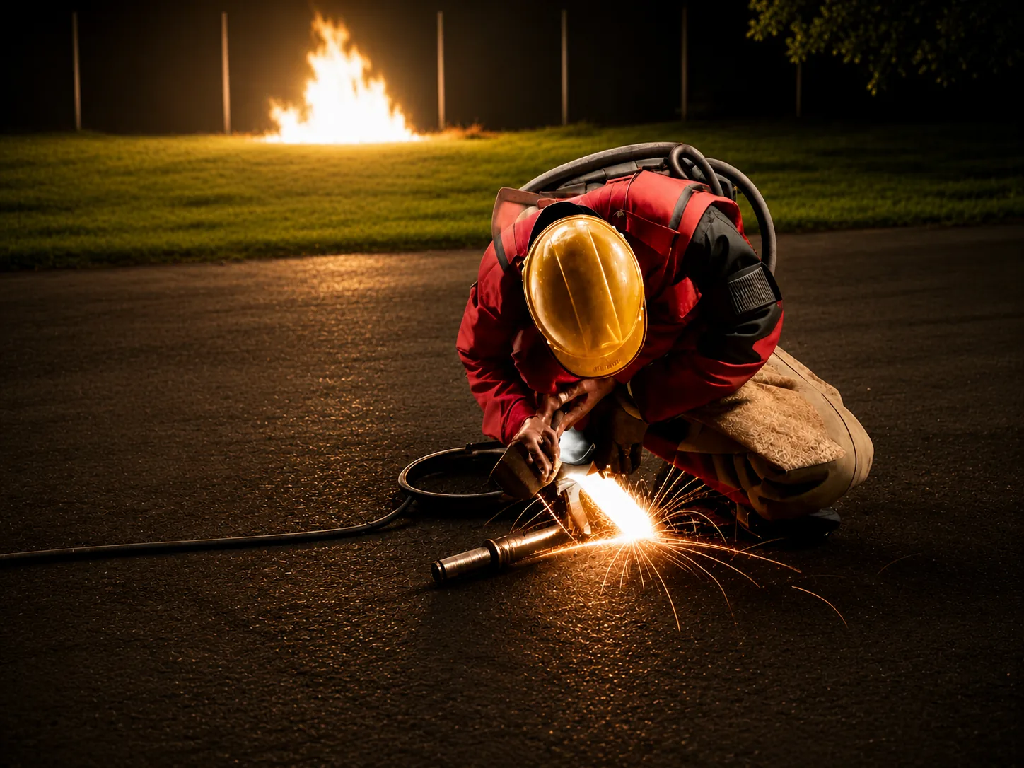 Safety protection industrial safety natural fiber visual