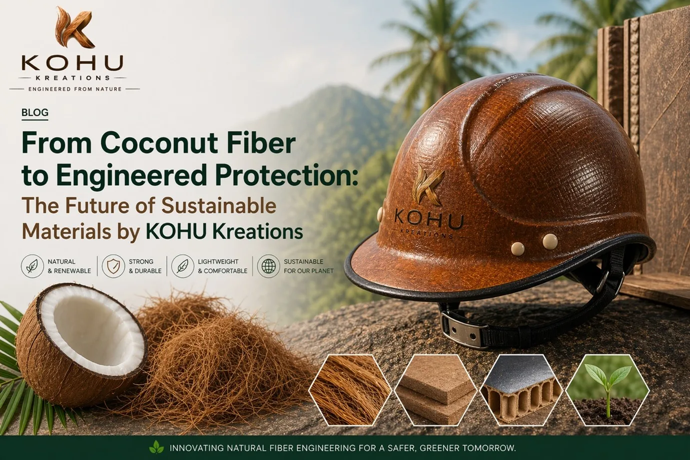 From Fiber to Engineered Protection: The Future of Sustainable Materials by KOHU Kreations