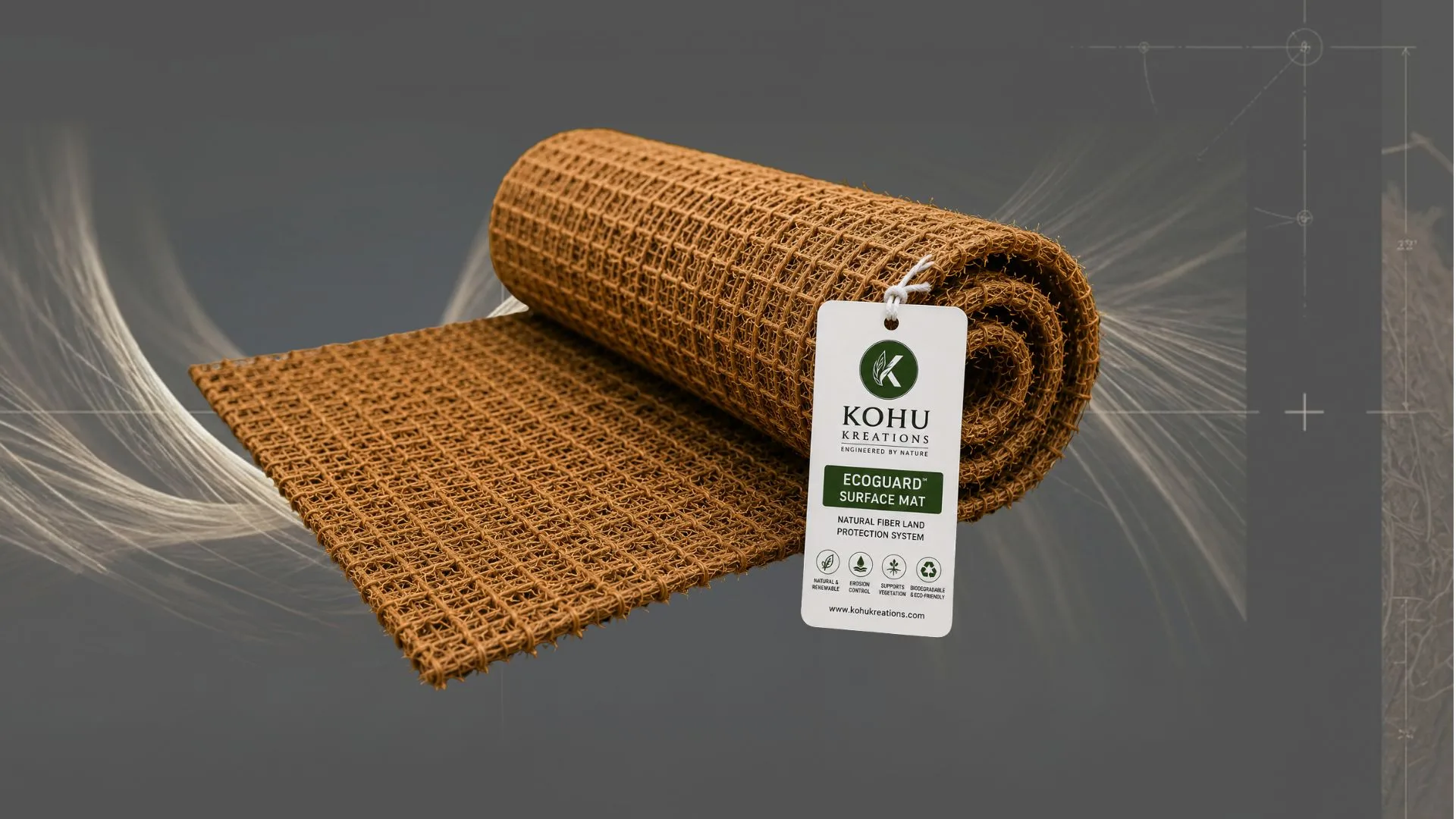 KOHU Natural Fiber Protection Mat™