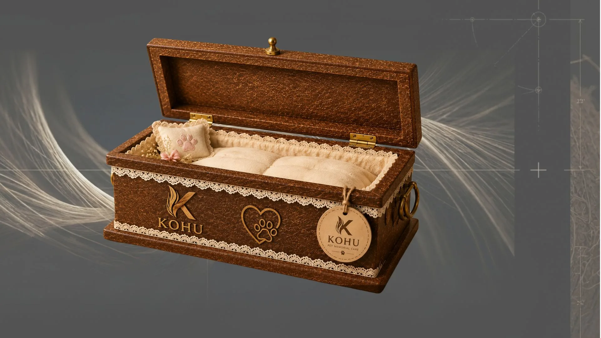 KOHU Pet Memorial Coffin